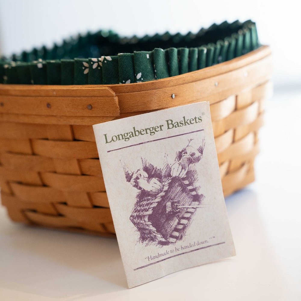 LONGABERGER BASKET AND LINER